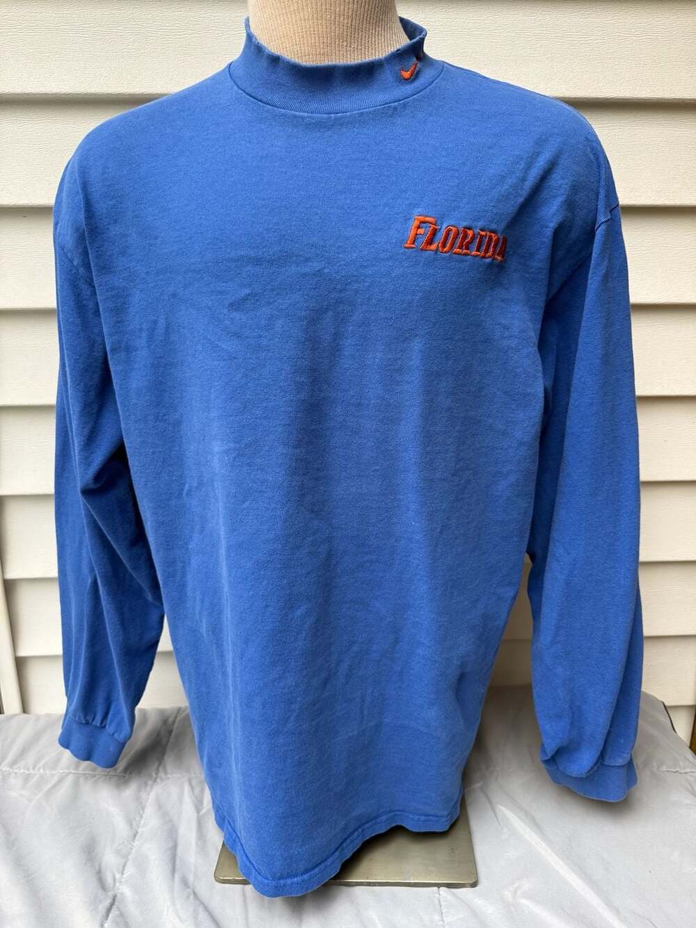 Vintage 90s Nike Florida Gators Mock Shirt Large
